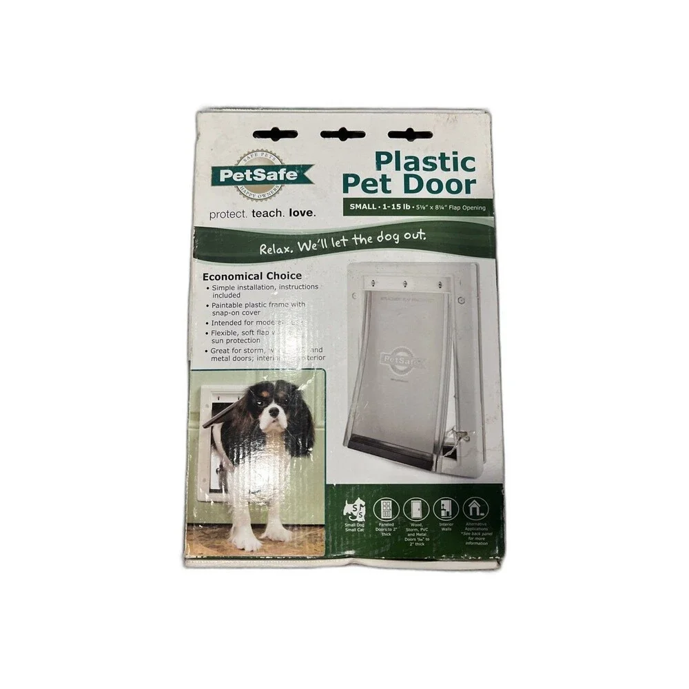 Pet safe Plastic Pet Door White‎